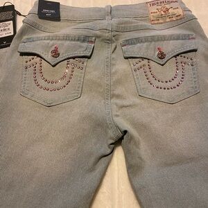 True Religion NWT Jennie Crystal Skinny Size 27.